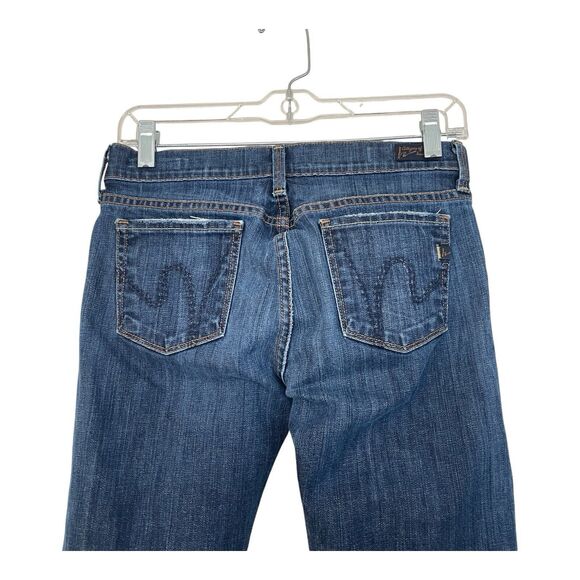 Citizens of Humanity Sz 25 (Actual 28" Waist) Dita Petite Bootcut Jean Distress - Picture 4 of 14